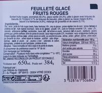 Feuilleté glacé fruits rouges