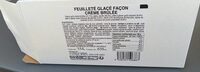 Feuilleté glacé façon crème brûlée