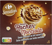 Glace Façon Roches Nocciola