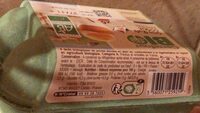 6 GROS œufs Coques Extra Frais Carrefour BIO