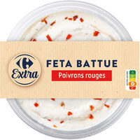 FETA BATTUE Poivrons rouges