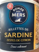 Rillettes de sardine zeste de citron