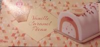 Bûche Vanille Caramel Pécan