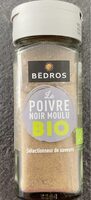 Le poivre noir moulu Bio