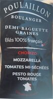 Demi baguette graines au chorizo