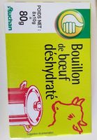 Bouillon de boeuf déshydraté
