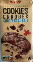 Cookies enrobés chocolat au lait