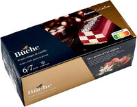 Fruits Rouges et Vanille Sorbet, crème glacée et génoise