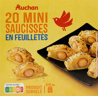 20 mini saucisses en feuilletés