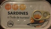 Sardines à l'huile de tournesol