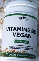 Vitamine B12 vegan