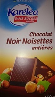 Chocolat noir noisettes entières
