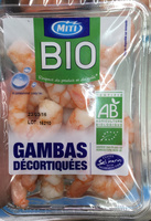 Gambas décortiquées