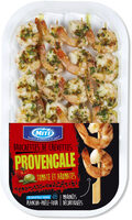 Brochettes de crevettes Provençale tomate et aromates - 125g - Frais