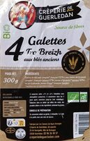 4 galettes Tro Breizh aux blés anciens