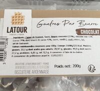 Gaufres Pur Beurre Chocolat