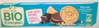 Biscuits orange sésame et chocolat noir bio