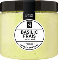 Sorbet Basilic Frais Citronné