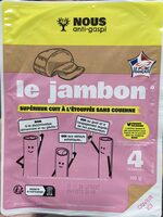 Le Jambon Supérieur cuit à l’étouffée sans couenne