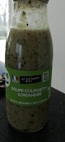 Soupe courgette coriandre