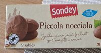 Piccola nocciola - Sablé cacao cœur fondant
