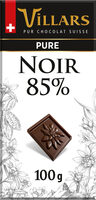 Chocolat Villars Noir 85% 100g