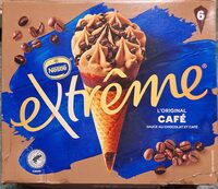Cônes glacés, café et pépites au café 6 x 71 g