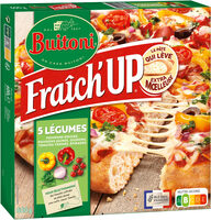 BUITONI FRAICH'UP Pizza Surgelée 5 Légumes 600g