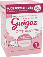 GUIGOZ Optipro 1er âge Bag In Box Lait Infantile - 2 x 600g