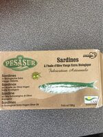 PESASUR Sardines à l'huile d'olive biologique