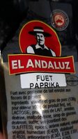 Fuet paprika