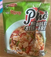 Pho noodles stir fryed