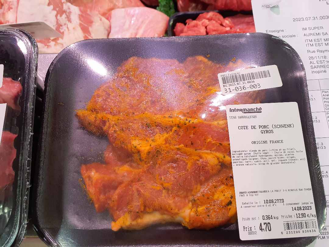 Photo du produit rappelé