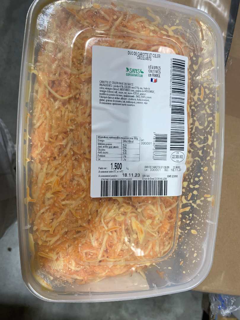 Photo du produit rappelé