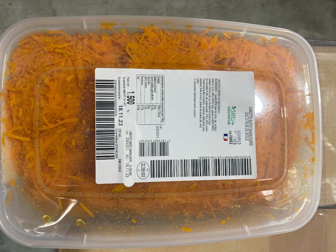 Photo du produit rappelé