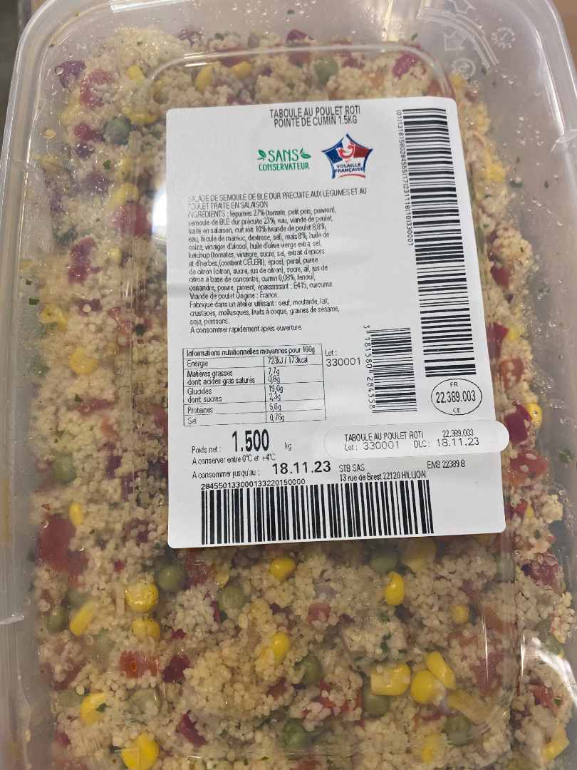 Photo du produit rappelé