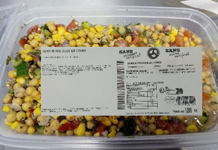Photo du produit rappelé