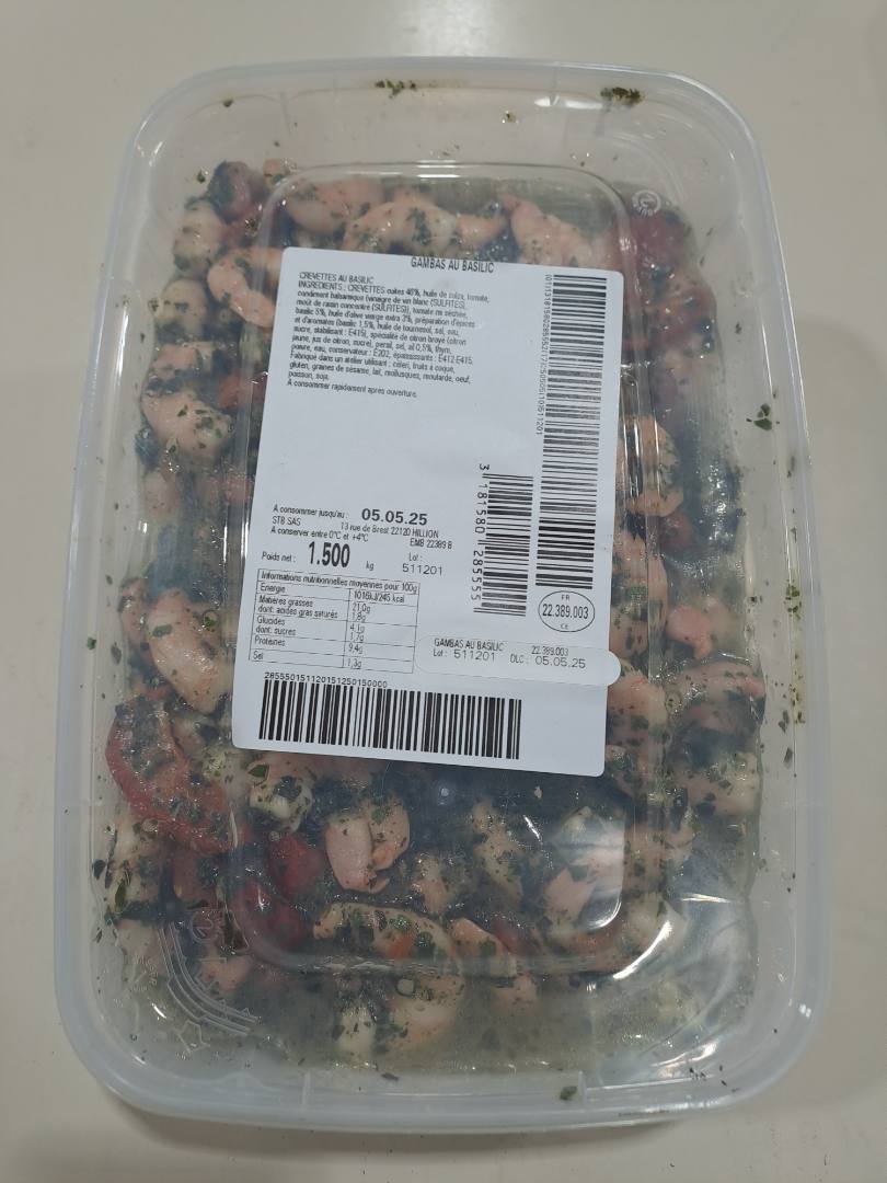 Photo du produit rappelé