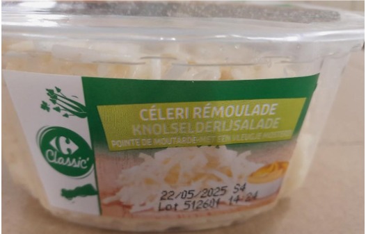 Photo du produit rappelé