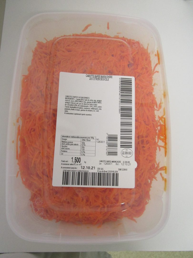Photo du produit rappelé