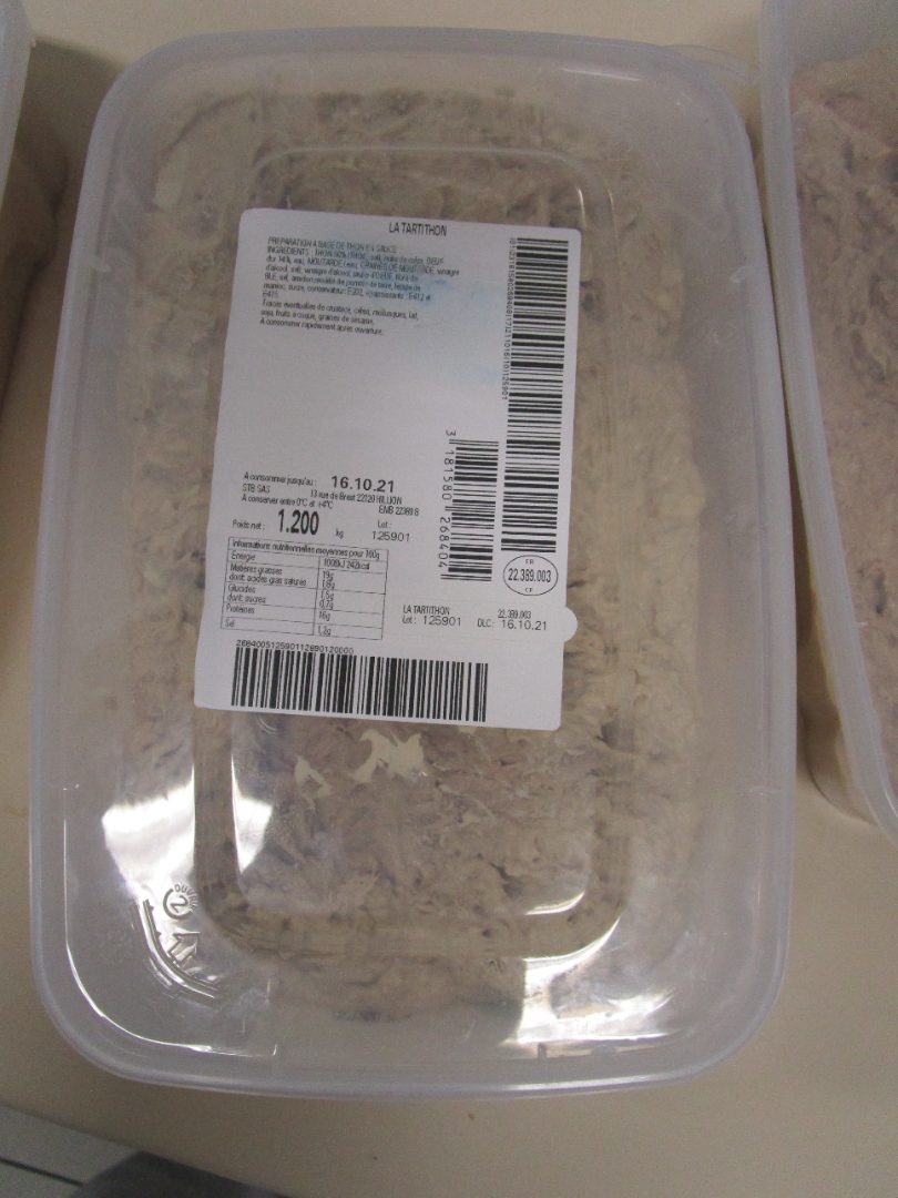 Photo du produit rappelé