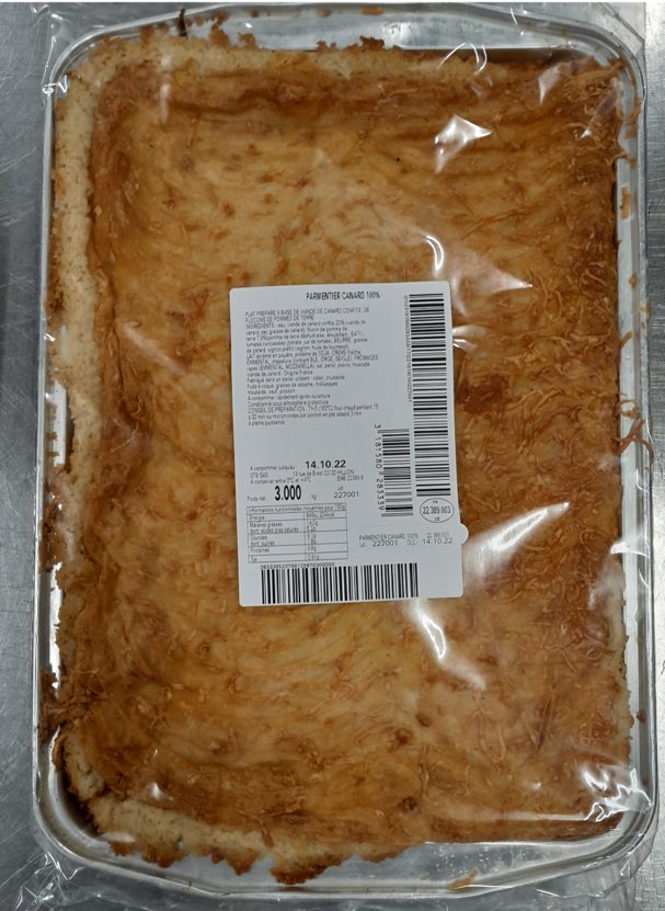 Photo du produit rappelé
